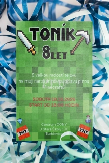 NAROZENINOVÁ POZVÁNKA - TNT 