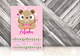 NAROZENINOVÁ POZVÁNKA - Lilinka 