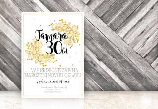 NAROZENINOVÁ POZVÁNKA - 30