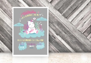 NAROZENINOVÁ POZVÁNKA -UNI 517A